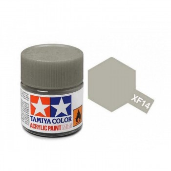 TAMIYA XF-14 JA GREY - ACRYLIC PAINT MINI (FLAT) 10ML